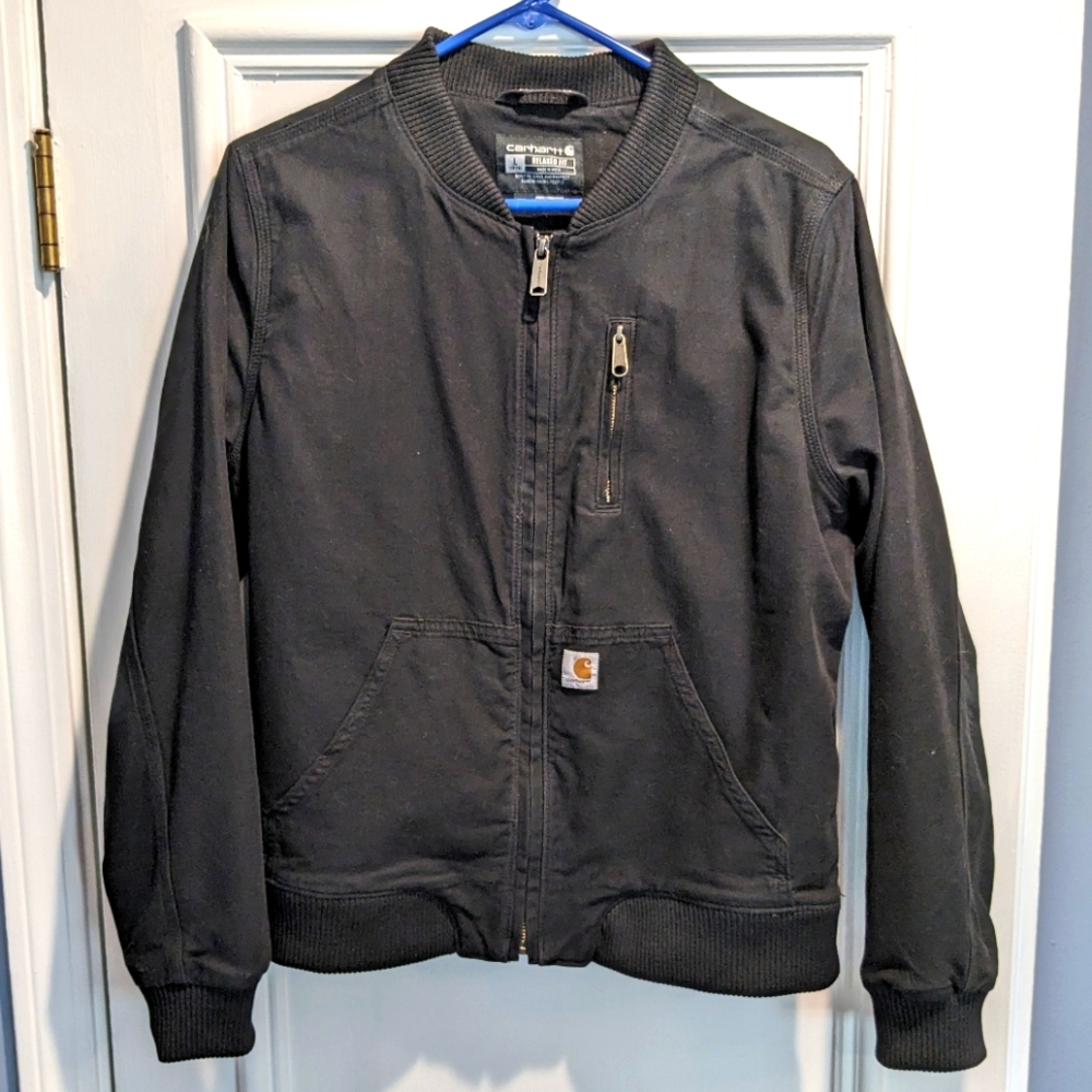 Carhartt black bomber jacket